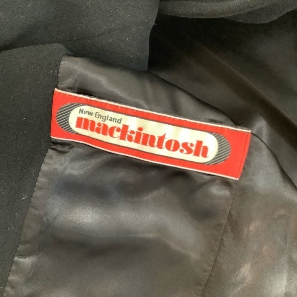 Mackintosh vintage black wool jacket size 14 EUC - Picture 3 of 10
